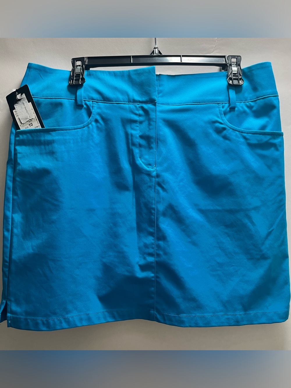 NWT ADIDAS WOMENS ATHLETIC GOLF SKORT SIZE 10 BLUE